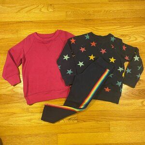 Primary Sweatshirts and Leggings